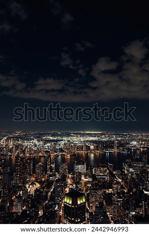 Manhattan during night, New York City