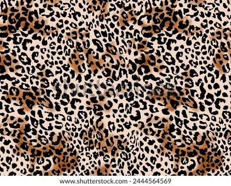 Beautiful colorful seamples leopard pattern