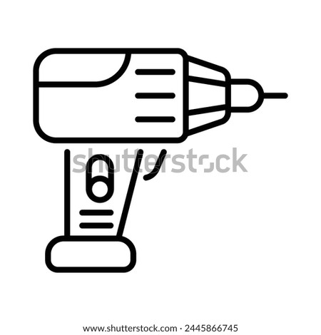 Drilling Machine icon editable stock vector illustration