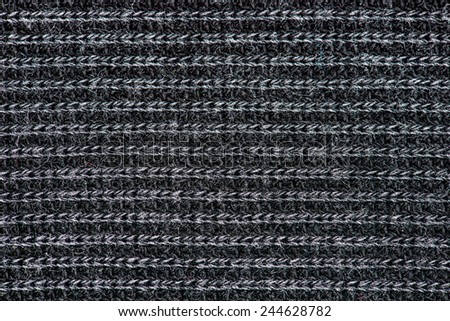 Gray knitting wool texture background.