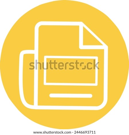 Vector illustration of files folder icon design
