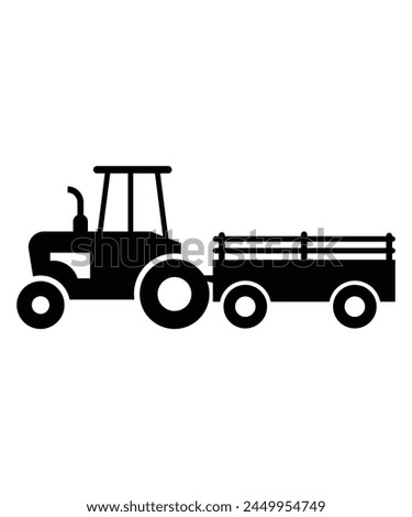 tractor icon, vector best flat icon.