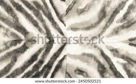 Grayscale Stripe Ethnic Pattern Design. Tribal Ornament Texture. Chinese Pattern. Grunge Color White Patchwork, Ethnic Art Watercolor. Tribal Texture Artwork. Silver Line