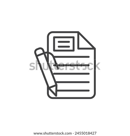 Professional Form and Document Icons. Contact, Order, and Survey Vector Symbols