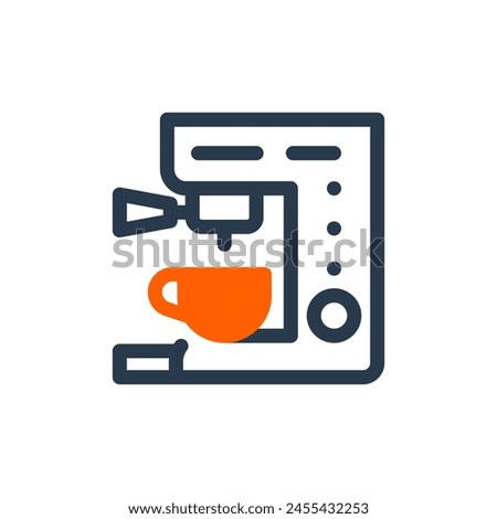 Automatic Coffee Maker Coffee Brewing Appliance Icon