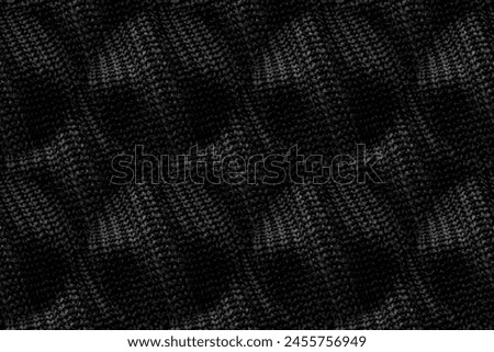 Knit Weave. White Seamless Knitting. Black Knit Textures. Scandinavian Sweater. Metal Seamless Needlework. Scandinavian Background. Smoke Knitting .