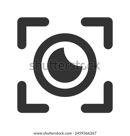 Photography capture Icon, Vector Graphics