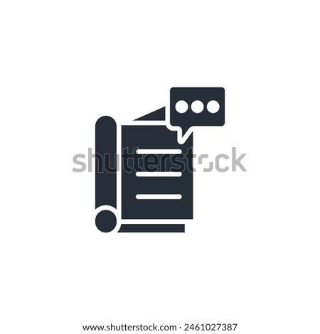 lecture icon. vector.Editable stroke.linear style sign for use web design,logo.Symbol illustration.