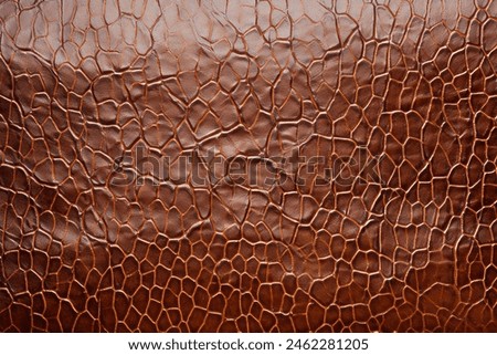 Processed collage of brown leather cloth surface texture. Background for banner, backdrop or texture for 3D mapping