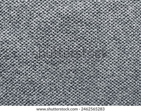 Texture and background of grey sportswear fabric football t-shirt
