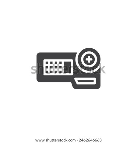 Casino roulette table vector icon. filled flat sign for mobile concept and web design. Roulette Table glyph icon. Symbol, logo illustration. Vector graphics