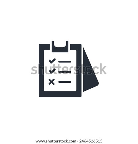 To do list icon. vector.Editable stroke.linear style sign for use web design,logo.Symbol illustration.