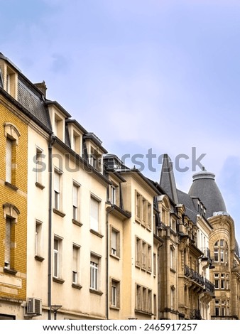 Street view of Esch-sur-Alzette, Luxembourg