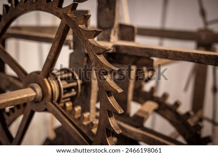 Ancient  clockwork  mechanism and gears