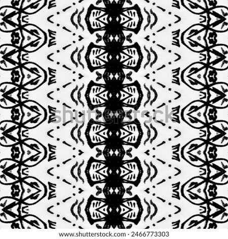 Simple Geometric Pattern. Abstract Ikat Doodle Repeat. Gray Colour Ink Scribble Pattern. Black Color Tribal Hand Batik. Seamless Geo Batik. Ethnic Ikat Doodle Brush. Abstract Stripe Ink Pattern.