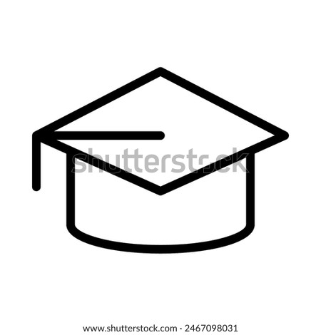study icon or logo illustration outline black style