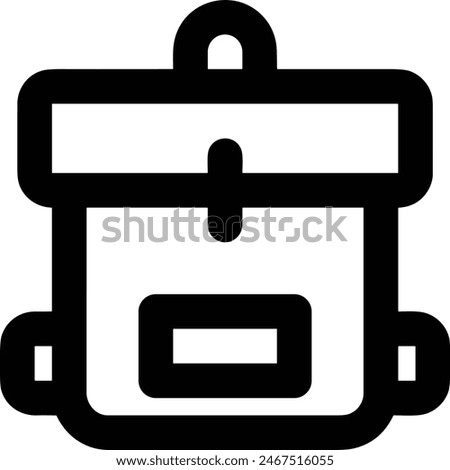 Bag icon symbol illustration vector image