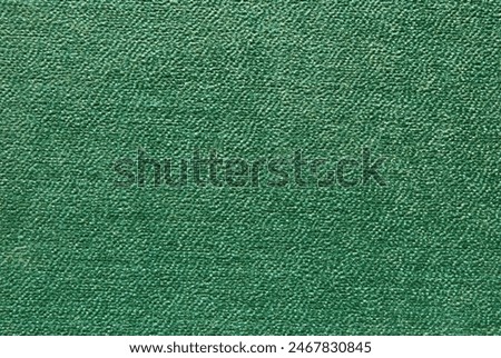 Green color grainy fine leather texture as background