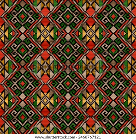 Abstract Digital hand drawn seamless Ethnic pattern background. Ready for Print Digital Allover Ethnic textile design.