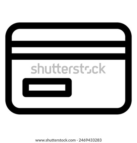 payment line icon vector illustration isolated on white background