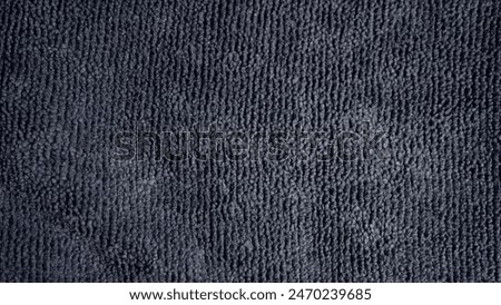 Close up blue fabric texture