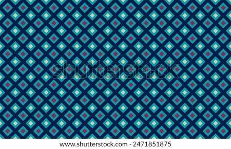 Experimental Design Geometric Shapes Seamless Pattern for Wallpaper Background