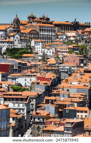 colorful buildings of Porto. Portugal