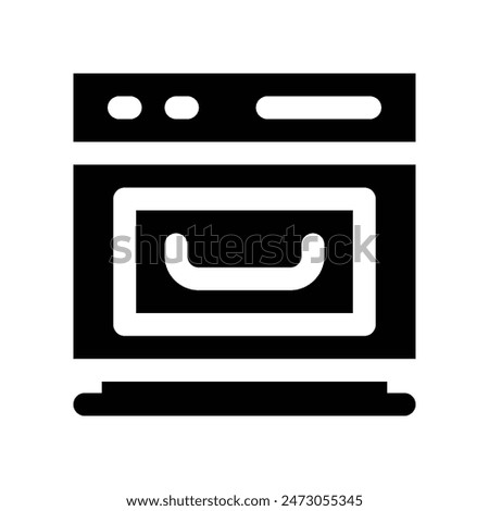 oven icon. vector glyph icon for your website, mobile, presentation, and logo design.