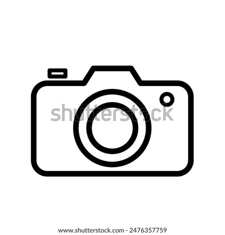 camera, photo - vector icon