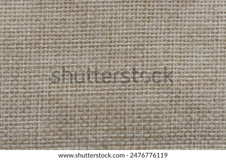 A close up of the beige linen fabric