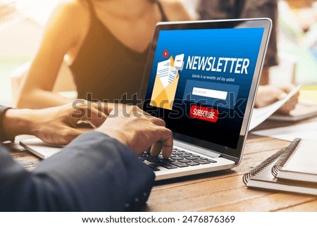newsletter signup page on computer for customer to subscribe snugly newsletter update information to subscriber