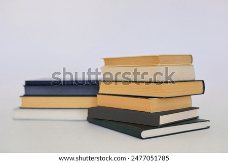 book, books on a white background, education, school, study, read