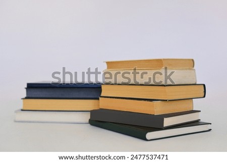 book, books on a white background, education, school, study, read