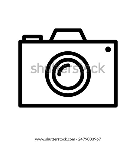 Digital Camera Icon Perfect for Photography and Media Content