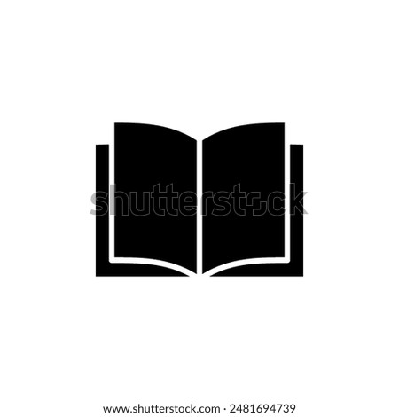 Book icon logo design. open book sign and symbol. ebook icon