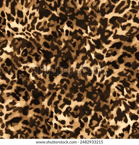 The beautiful  leopard pattern art.