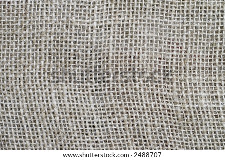 Close-up of a burlap pattern