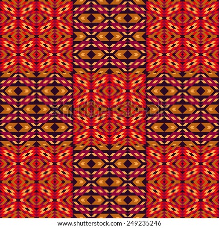 Seamless pattern. Mosaic. Template for design and decoration backgrounds, package, covers, textile. Abstract vector illustration.