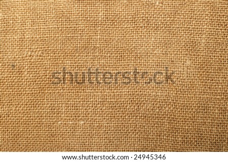 Closeup of linen fabric as a texture background