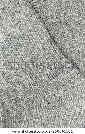 Knitted Socks, Detail, vertical / Warm Socks