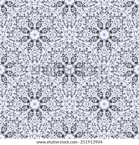 Geometric Pattern. Abstract Seamless Black and White Color Background