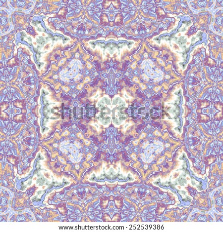 Repeating abstract kaleidoscopic colorful background