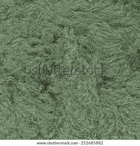 painted green natural  fur texture as background