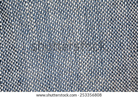 blue and withe fabric