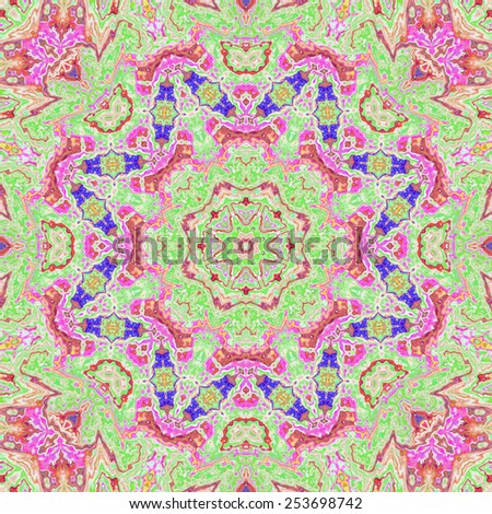 Repeating abstract artistic colorful pattern