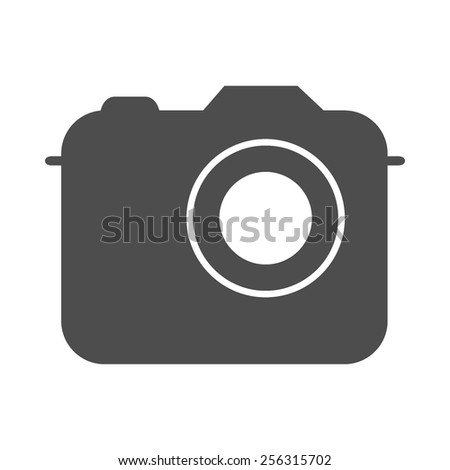 Camera vector image to be used in web applications, mobile applications and print media.