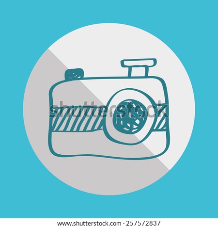camera icon design, vector illustration eps10 graphic 
