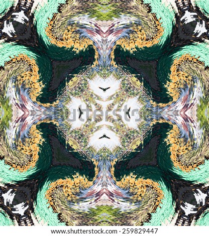 Kaleidoscopic abstract artistic colorful background for design