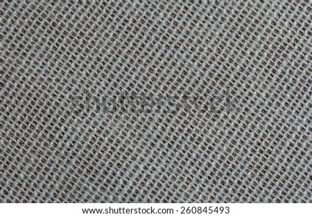 Texture of gray cloth photographed close up