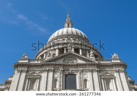 St Paul's Cathedral in London, United Kingdom (UK)